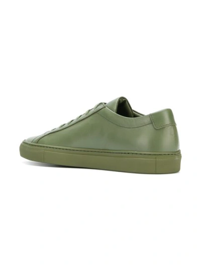 Shop Common Projects 'achilles' Sneakers In Green