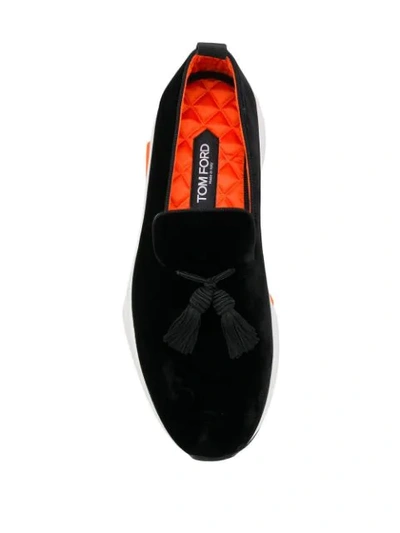 Shop Tom Ford Loafer Style Slip In Black