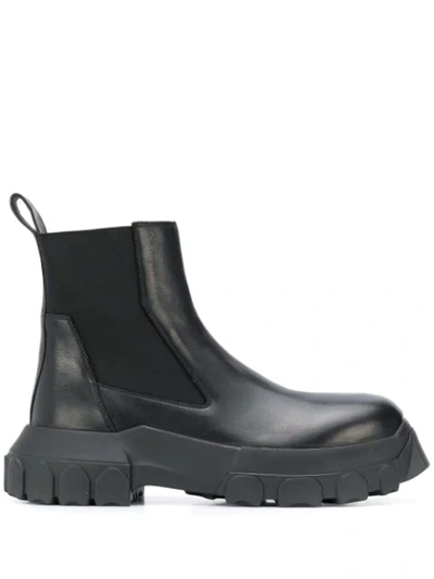 Shop Rick Owens Chunky Chelsea Boots In Black