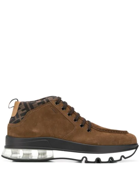 fendi lace up boots