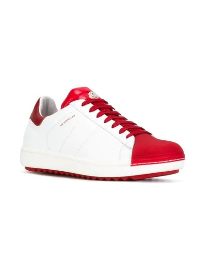 Shop Moncler Joachim Colour Block Sneakers In White