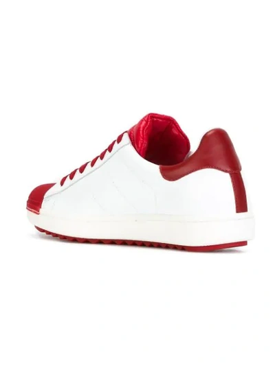 Shop Moncler Joachim Colour Block Sneakers In White