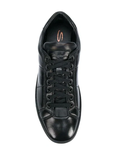 Shop Santoni Klassische Sneakers In Black