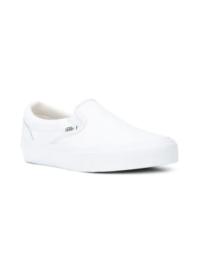 Shop Vans Vault Og Classic Slip On Lx Sneakers In White