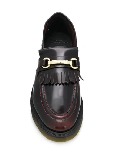 Dr. Martens' Horsebit Detail Loafers In Purple