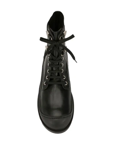 Shop Toga Virilis Lace-up Boots In Black