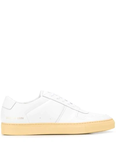 Shop Common Projects Retro Low-top Sneakers In White
