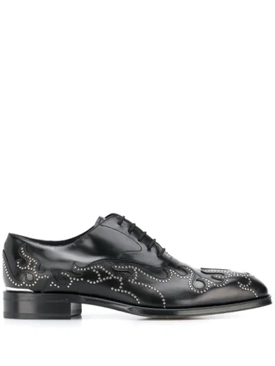 Shop Alexander Mcqueen Klassische Schnürschuhe In Black