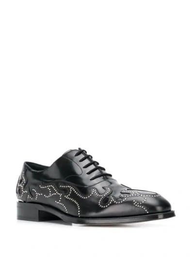 Shop Alexander Mcqueen Klassische Schnürschuhe In Black