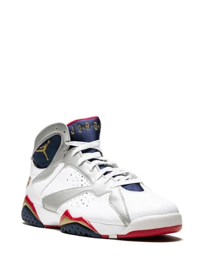 Shop Jordan Air  7 Retro Sneakers In White