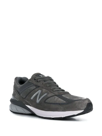 Shop New Balance Sneakers Mit Logo-patch In Grey