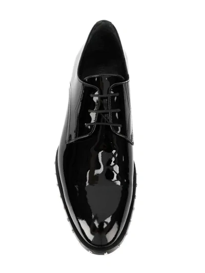 Shop Jimmy Choo Star Studded Lace-up Shoes