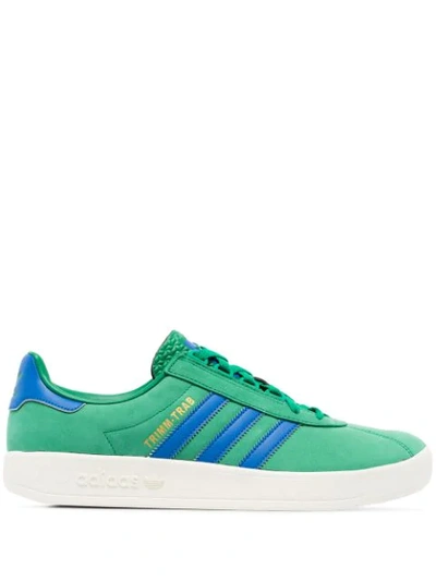 Shop Adidas Originals Trimm Trab Low-top Sneakers In Green