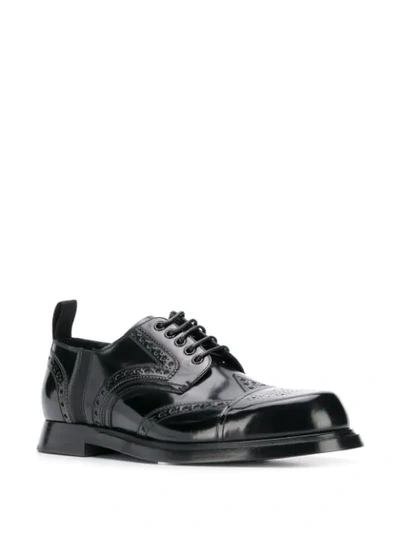 Shop Dolce & Gabbana Toe-cap Brogues In Black