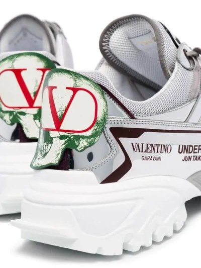 Shop Valentino X Undercover Climber Sneakers In Silver
