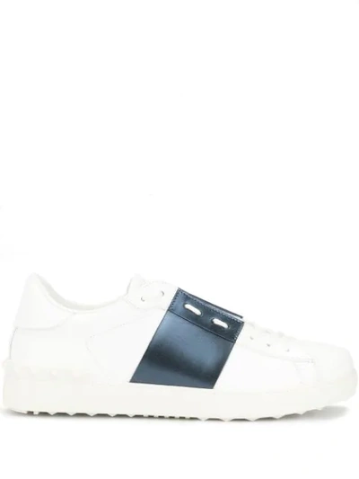 Shop Valentino Garavani Open Sneakers In White