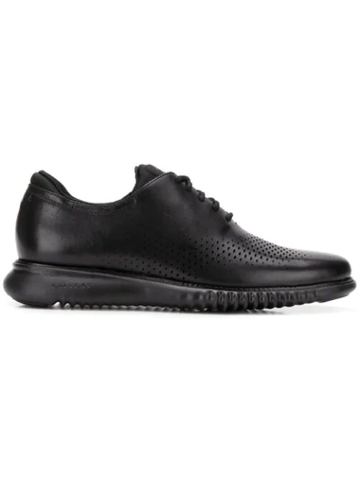 Shop Cole Haan Laser Wingtip Oxford Shoes - Black