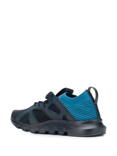 Shop Ermenegildo Zegna Slip-on Sneakers In Blue
