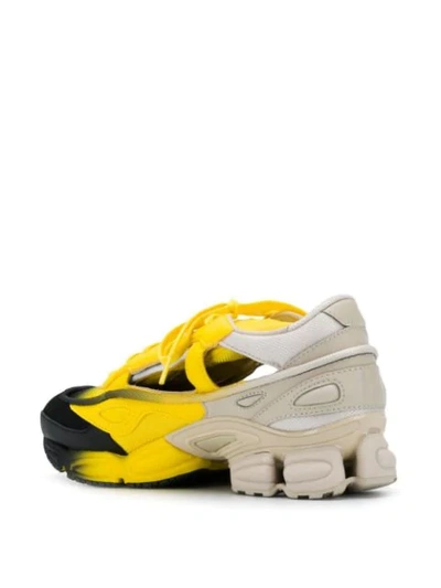 Shop Adidas Originals Raf Simons X Ozweego Replicant Sneakers In Yellow