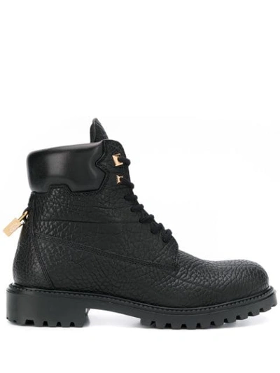 BUSCEMI SITE LACE-UP ANKLE BOOTS - 黑色