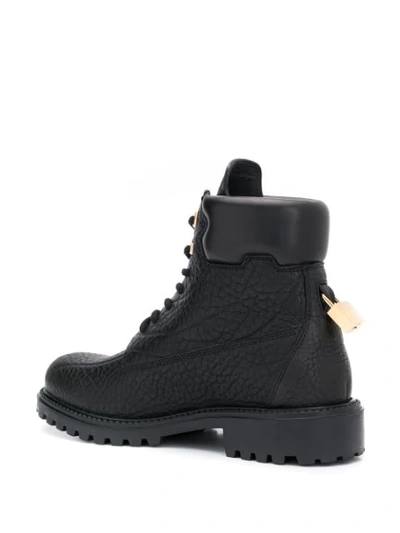 BUSCEMI SITE LACE-UP ANKLE BOOTS - 黑色