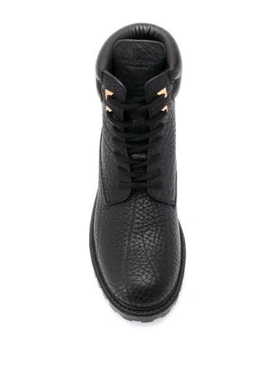 BUSCEMI SITE LACE-UP ANKLE BOOTS - 黑色