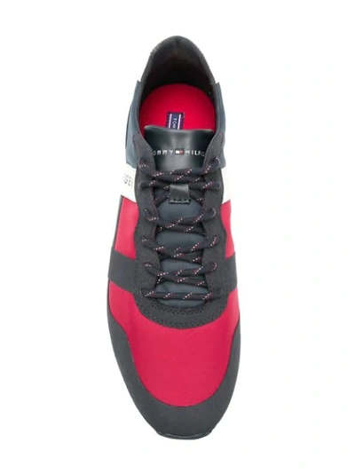 Shop Tommy Hilfiger Sneakers Aus Wildleder In Blue