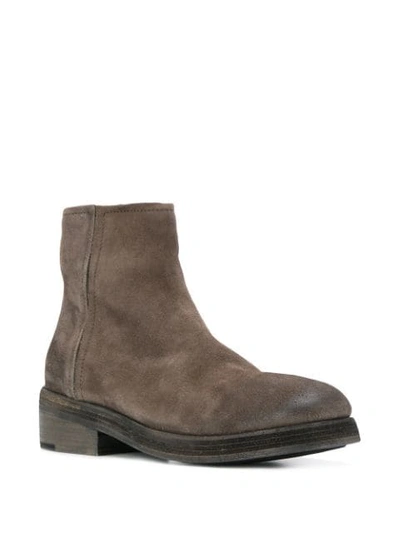 MARSÈLL SUEDE ANKLE BOOTS - 棕色