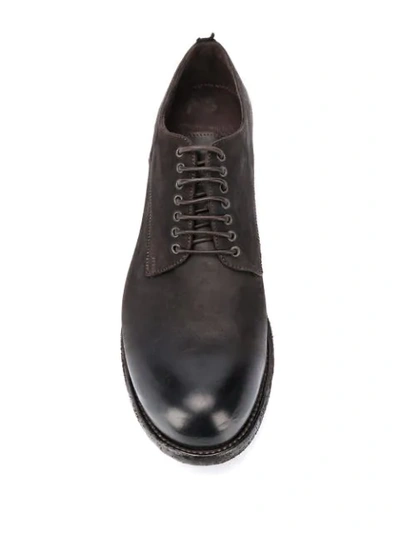 Shop Officine Creative Polished Toe Shoes In Brown