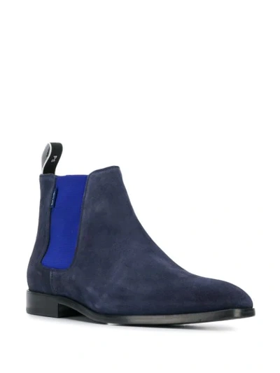 Shop Ps By Paul Smith Classic Chelsea Boots In Blue