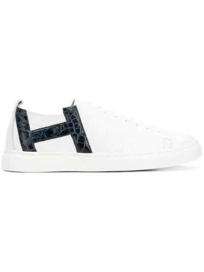 Shop Henderson Baracco Sneakers Mit Logo-print In White