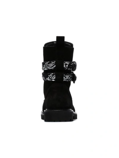 Shop Amiri Lace Up Boots In Black