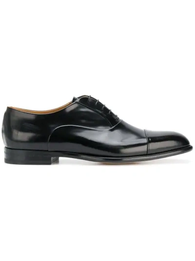 Shop Fabi Classic Oxford Shoes In Black