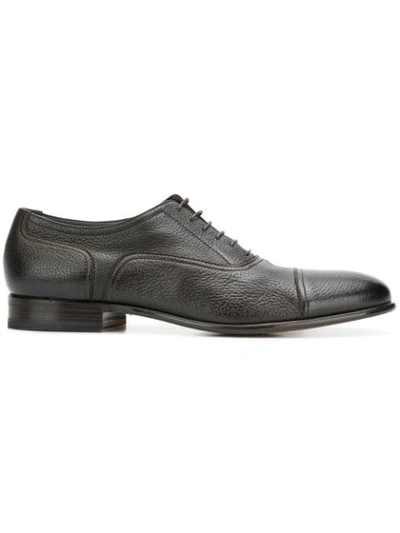 Shop Moreschi Classic Derby Shoes In Brown