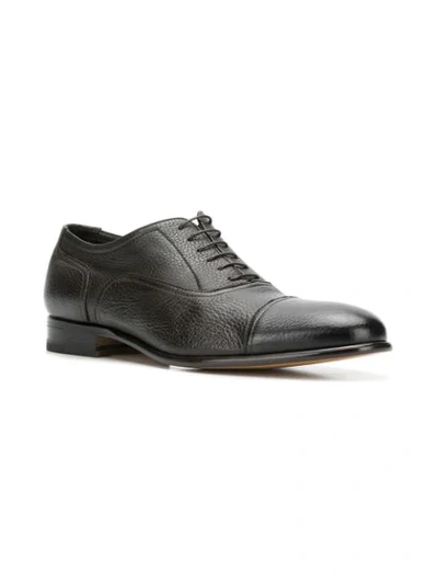 Shop Moreschi Classic Derby Shoes In Brown