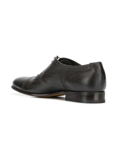 Shop Moreschi Classic Derby Shoes In Brown