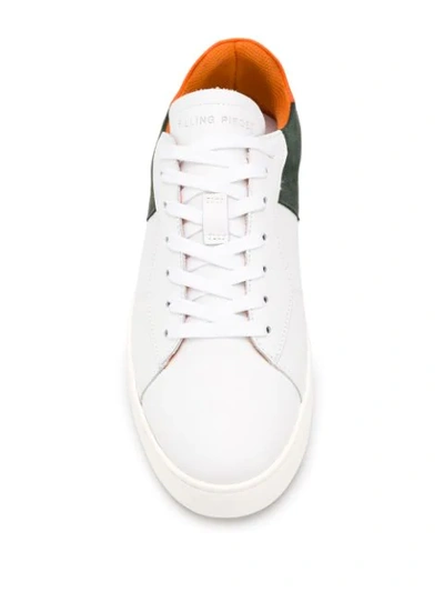 Shop Filling Pieces Logo Trainers In White