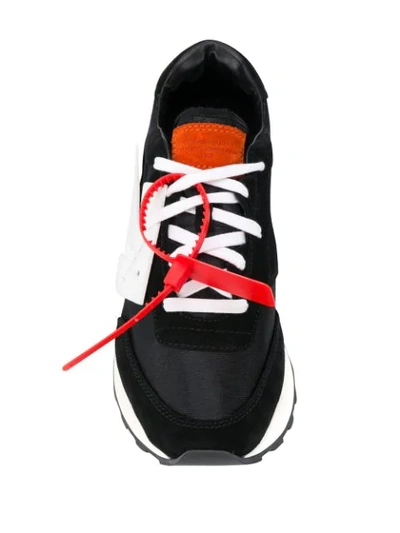 Shop Off-white Hg Runner Sneakers In Black