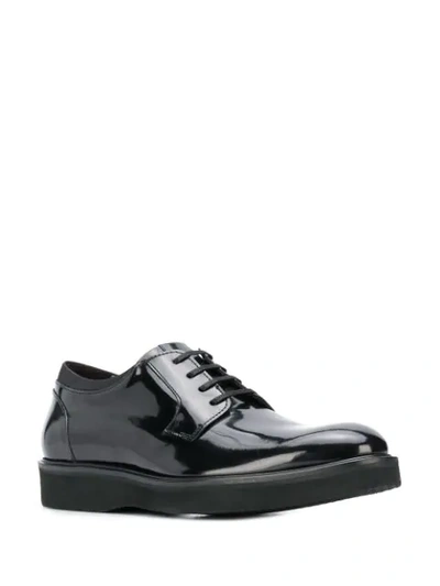 Shop Corneliani Lace Up Shoes In Black