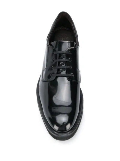 Shop Corneliani Lace Up Shoes In Black