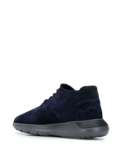 Shop Hogan Interactive 3 Desert Boots In Blue