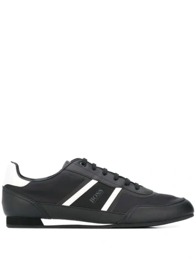 Shop Hugo Boss Low Top Sneakers In Black