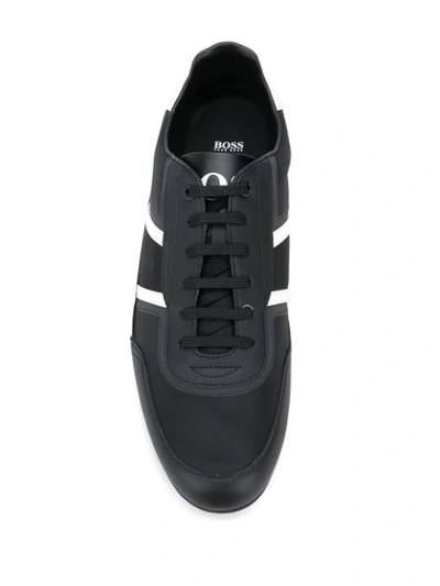 Shop Hugo Boss Low Top Sneakers In Black