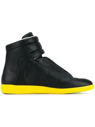 Shop Maison Margiela 'future' Hi-top Sneakers - Black