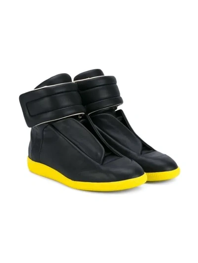 Shop Maison Margiela 'future' Hi-top Sneakers - Black
