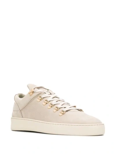 Shop Filling Pieces Low-top Sneakers In Offwhite