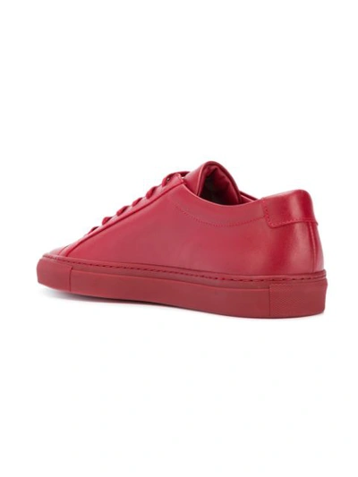 Shop Common Projects Achilles Low Sneakers In Red