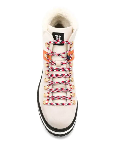 Tommy Hilfiger X Lewis Hamilton Lace-up Hiking Boots In Neutrals | ModeSens