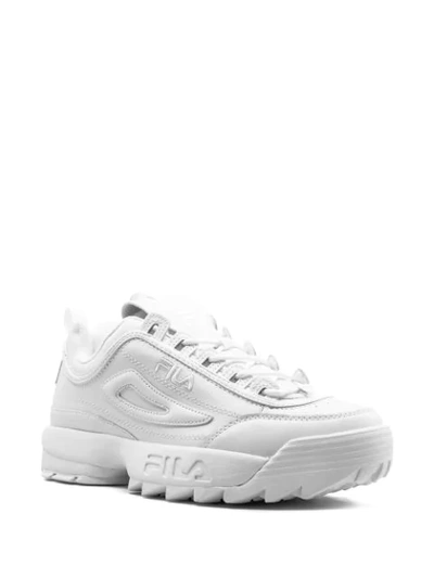 Shop Fila Disruptor Ii Premium Sneakers In White