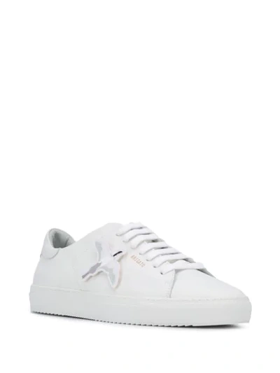 Shop Axel Arigato Bird Patch Low Top Sneakers In White